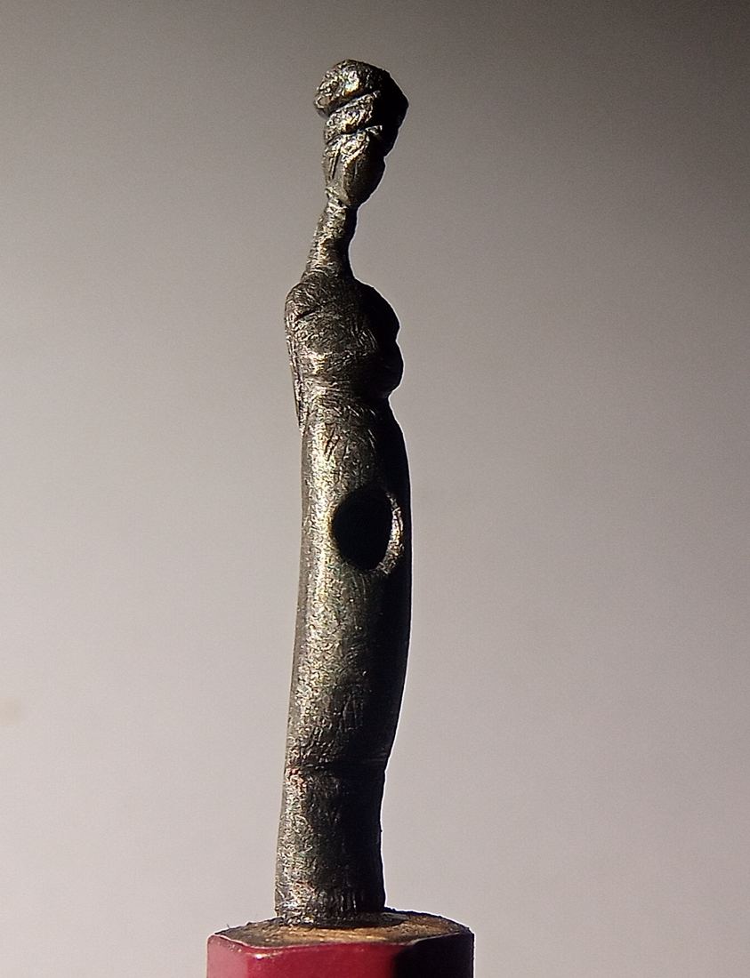 Burden Of Giving Birth — Miniature Pencil Lead Sculpture